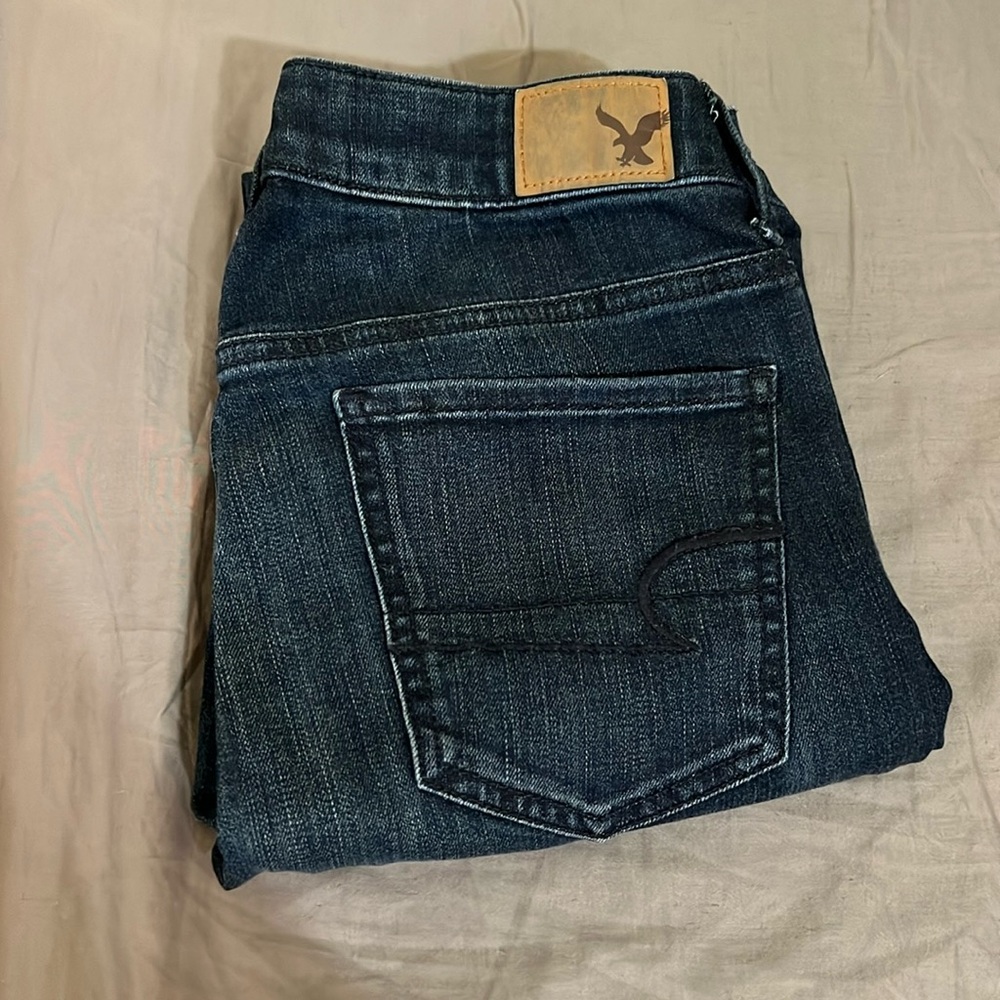 Dark Blue Wash American Eagle Jegging